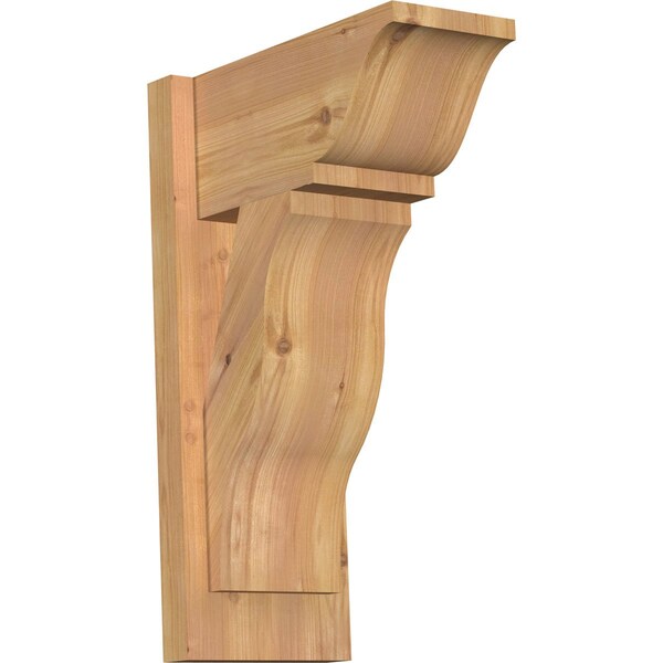 Ekena Millwork Funston Traditional Smooth Outlooker, Western Red Cedar, 7 1/2"W x 14"D x 22"H OUT08X14X22FST01SWR - main